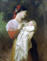 Bouguereau, William-Adolphe - Admiration Maternelle( Maternal Admiration)